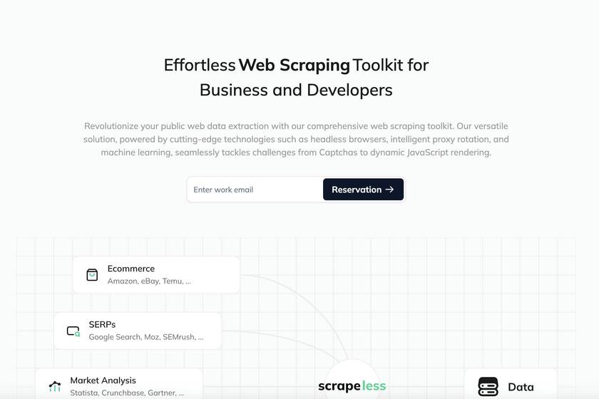 Scrapeless Landing Page