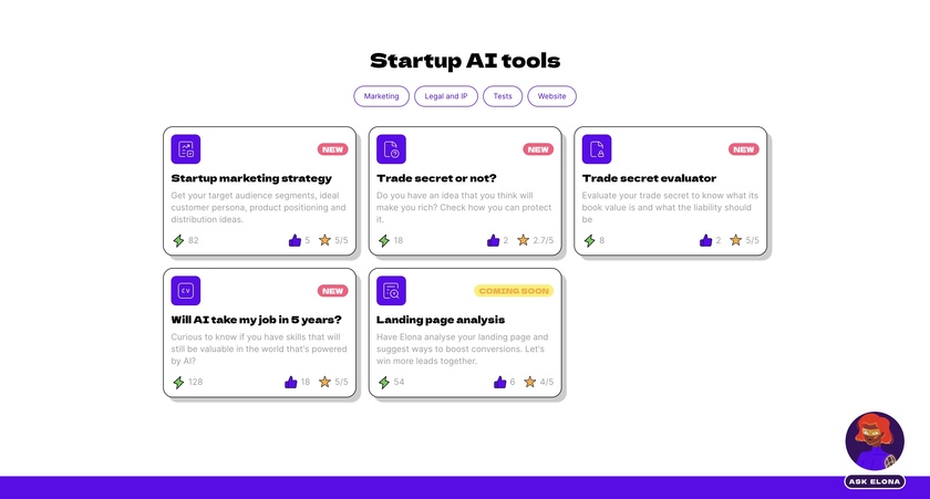 Female Switch App AI Startup Tools