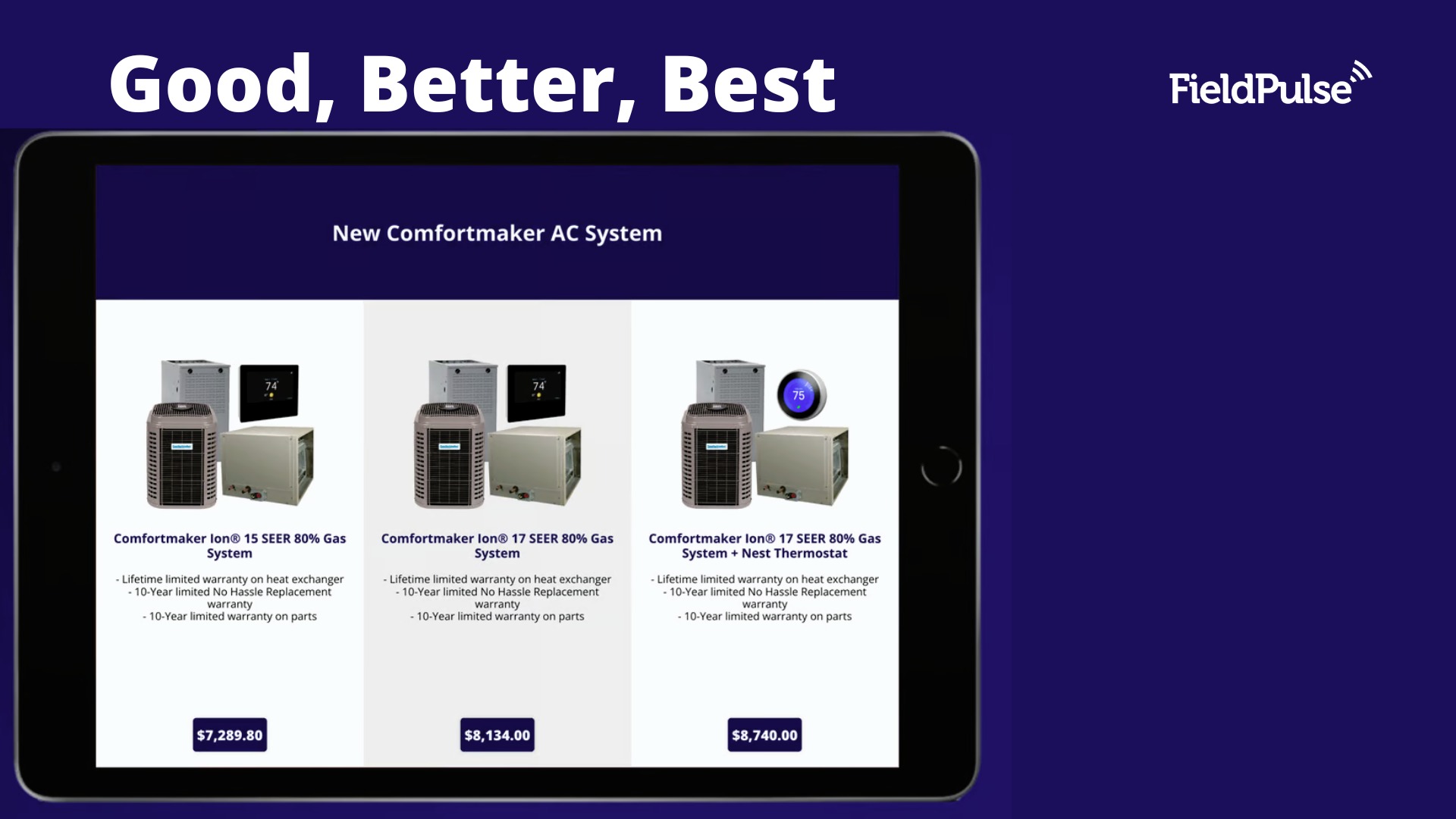 FieldPulse Good, Better, Best