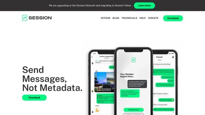 Session Messaging App image