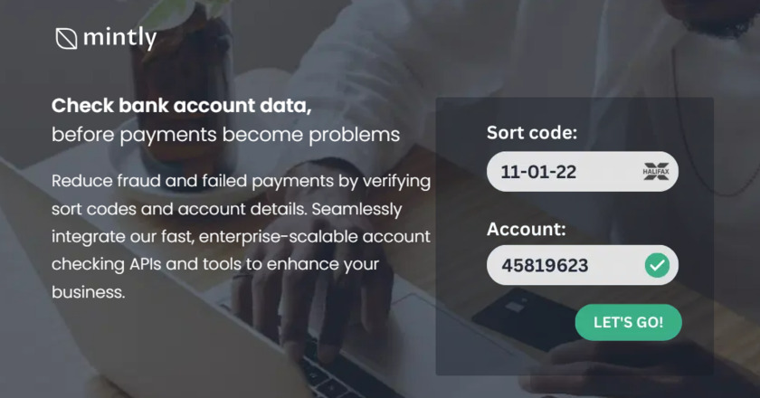 Mintly Bank Account Checker Mintly Home
