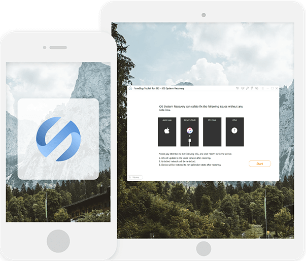 FoneDog iOS System Recovery repair system