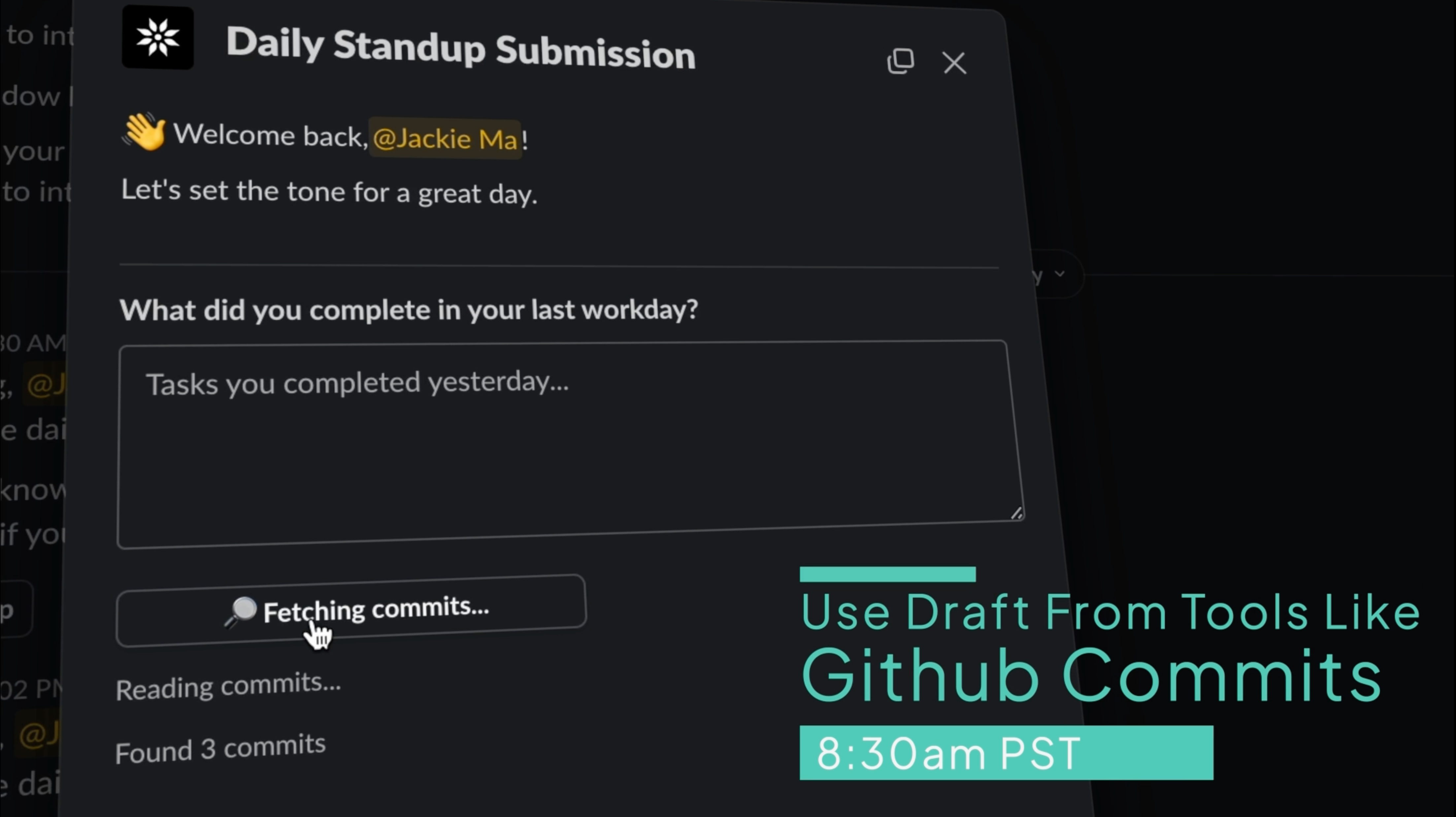 Aident.ai Generate note draft with context from integrations.