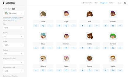 DiceBear Avatars image
