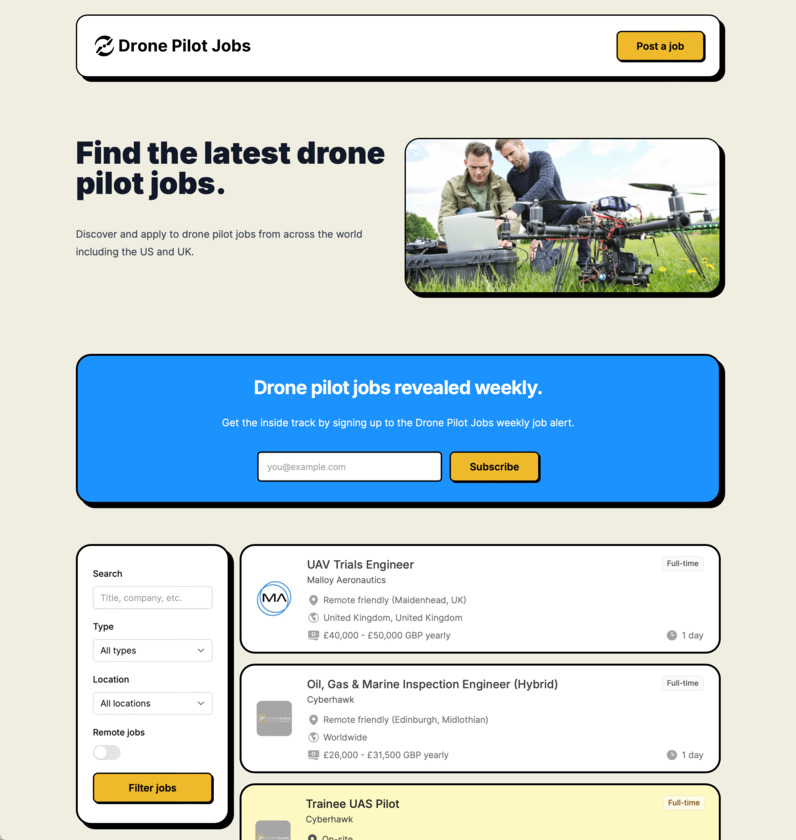 Drone Pilot Jobs Drone Pilot Jobs Home Page