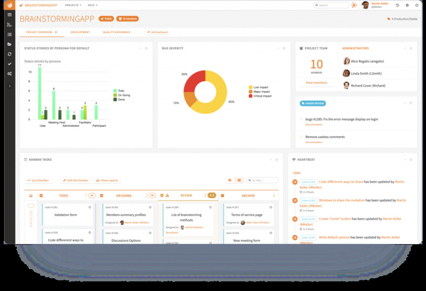 Tuleap Landing Page