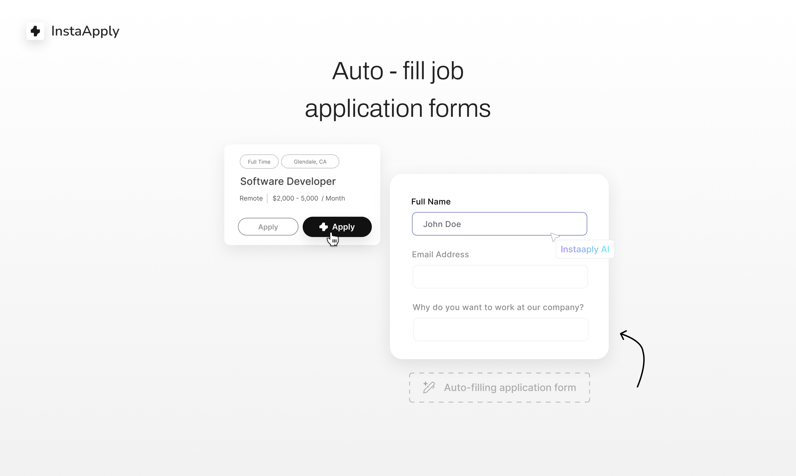 InstaApply Auto-Fill Job Applications