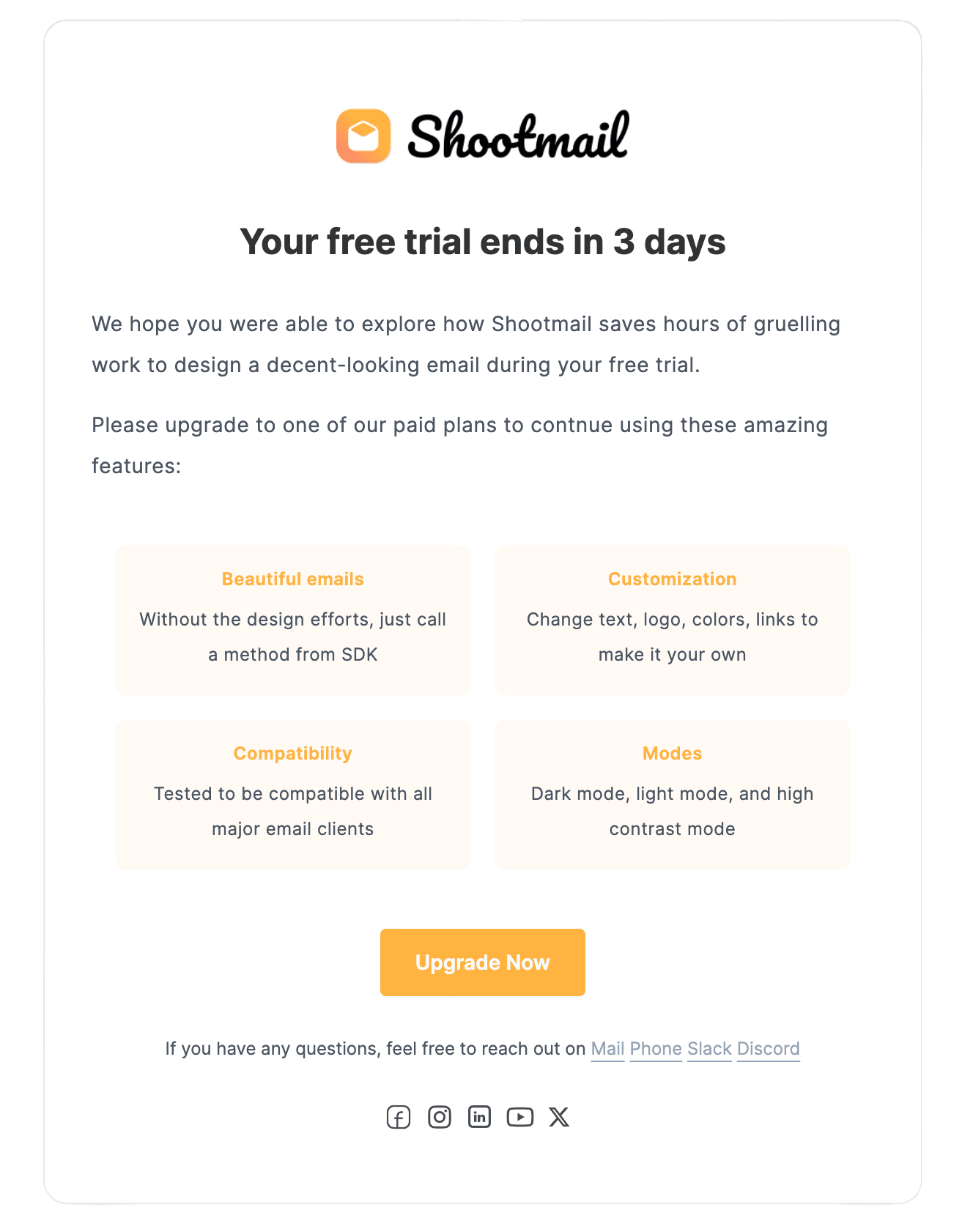 Shootmail App 