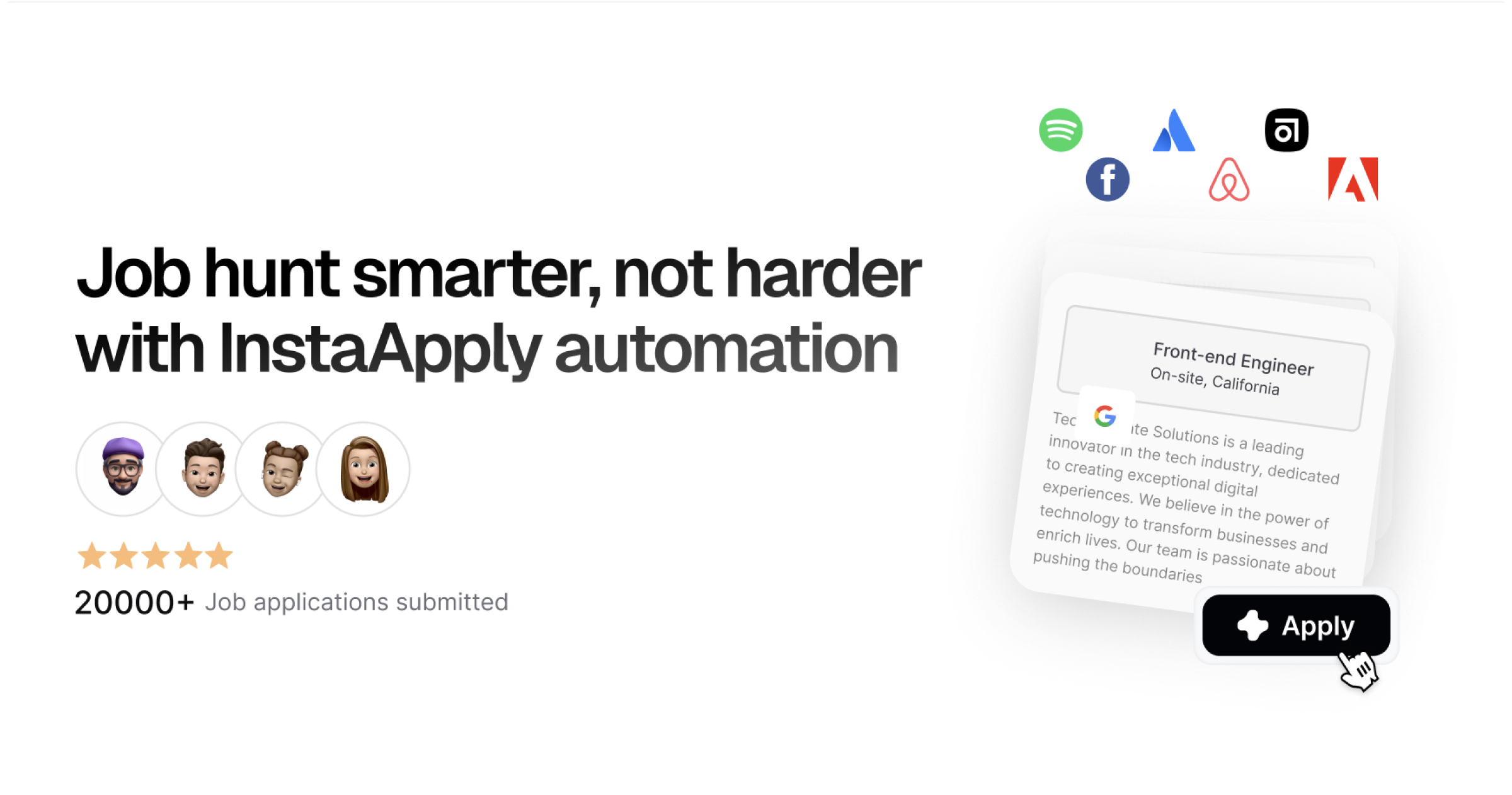 InstaApply InstaApply | Job hunt smarter, not harder 