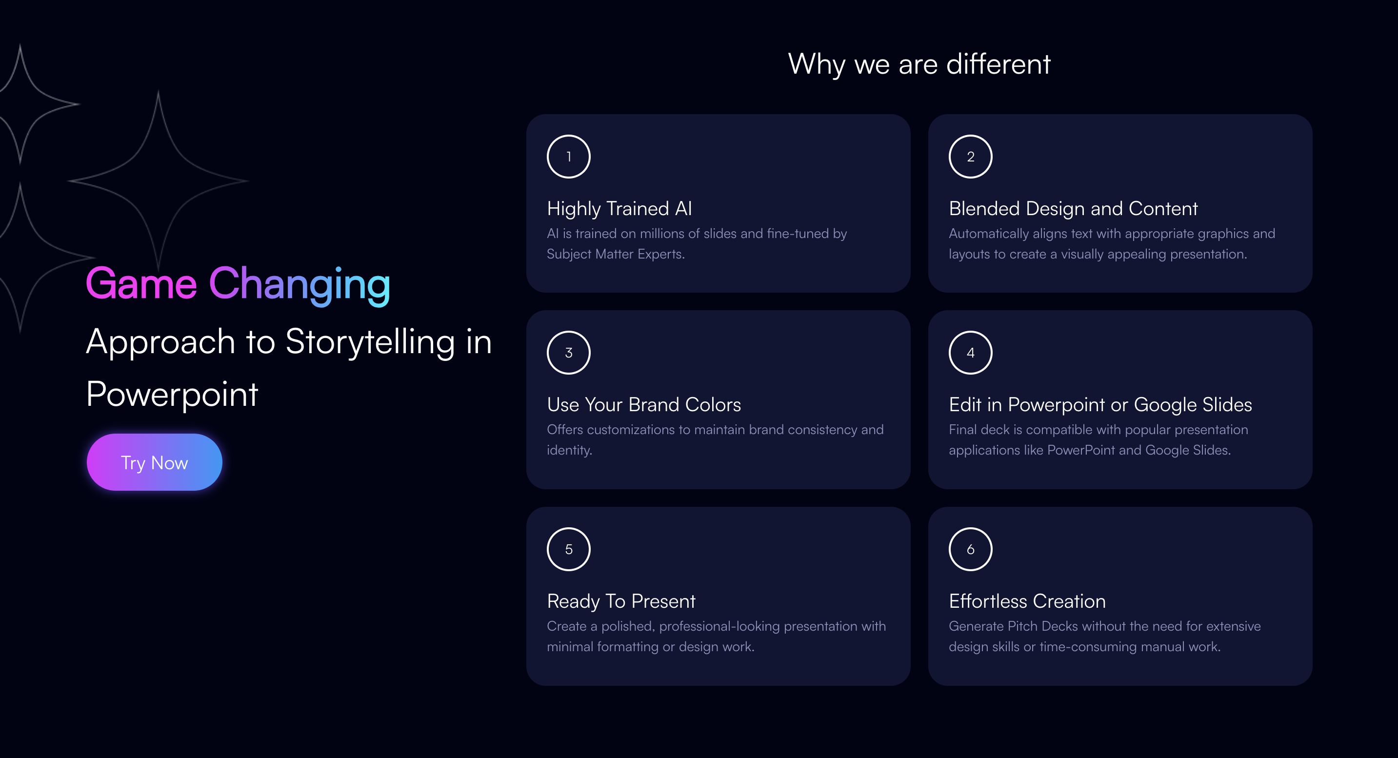 SlideTeam AI Presentation Generator Why SlideTeam Different