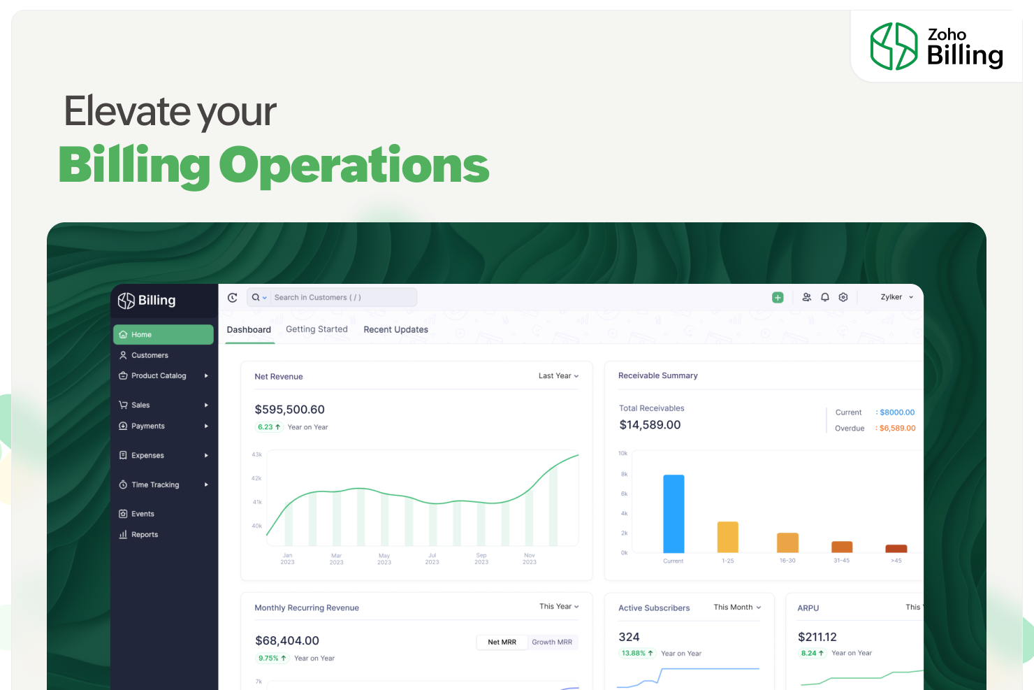 Zoho Billing 