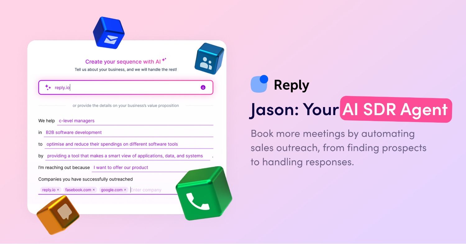 Reply.io AI SDR - Sales agent