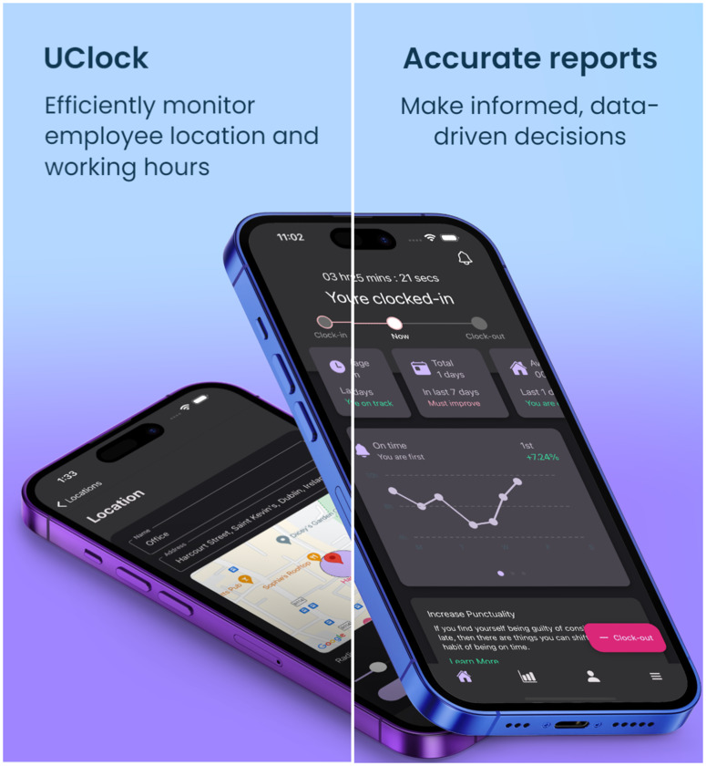 UClock.io Landing Page