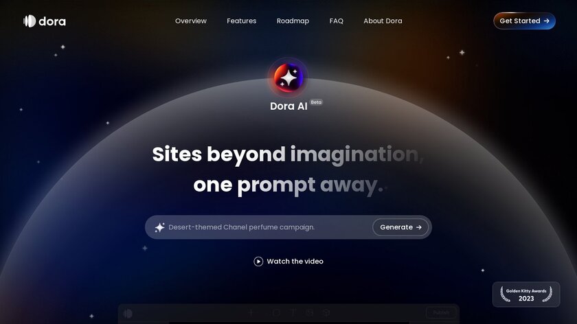 Dora Landing Page