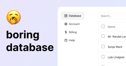 Boring Database image