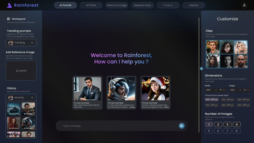 Rainforest.Zone Rainforest Pro Dashboard For All Your Image Needs