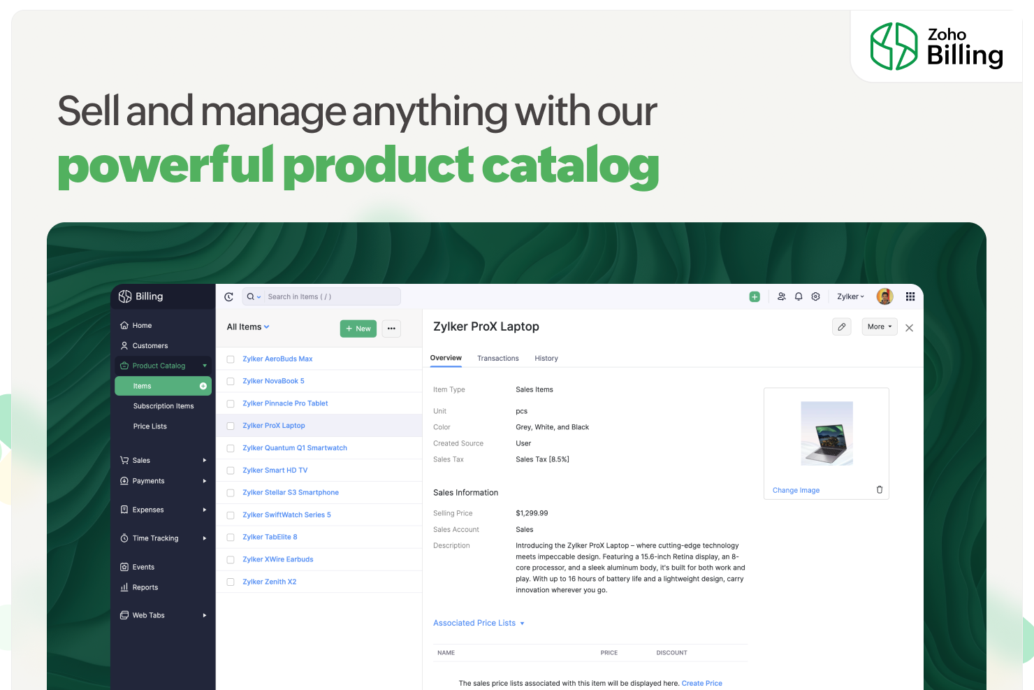 Zoho Billing 
