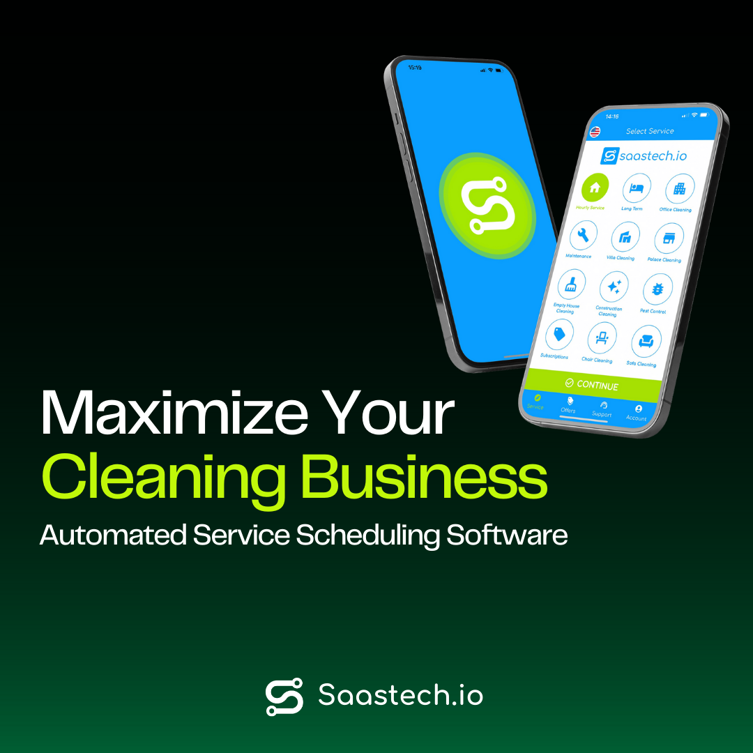 Saastech.io Cleaning Business App