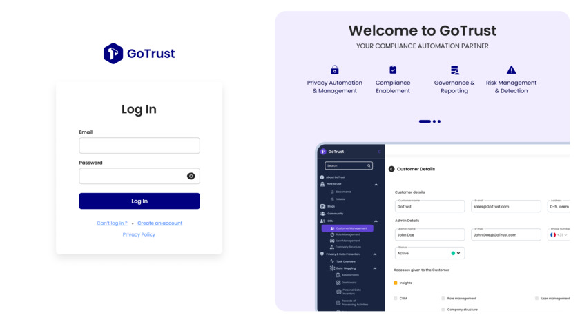 GoTrust Landing Page