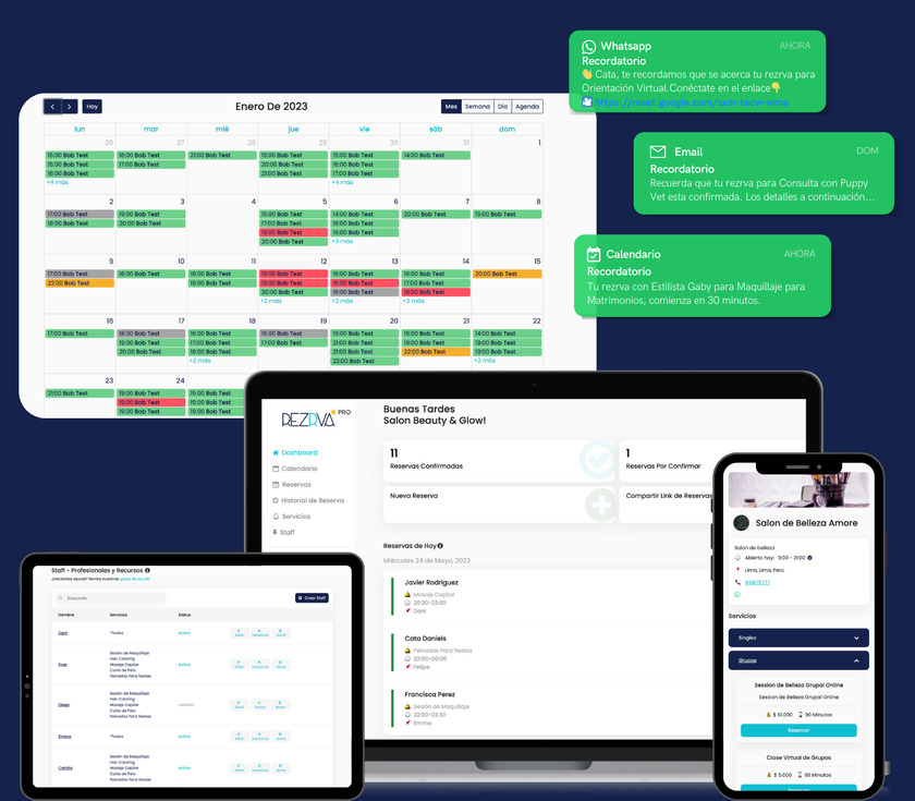 Rezrva Landing Page