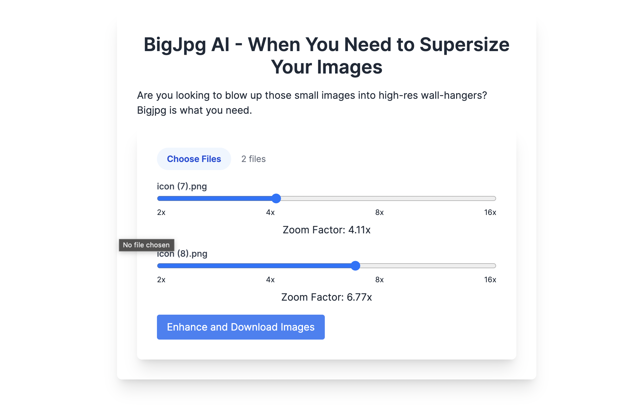 BigJPG AI BigJPG AI