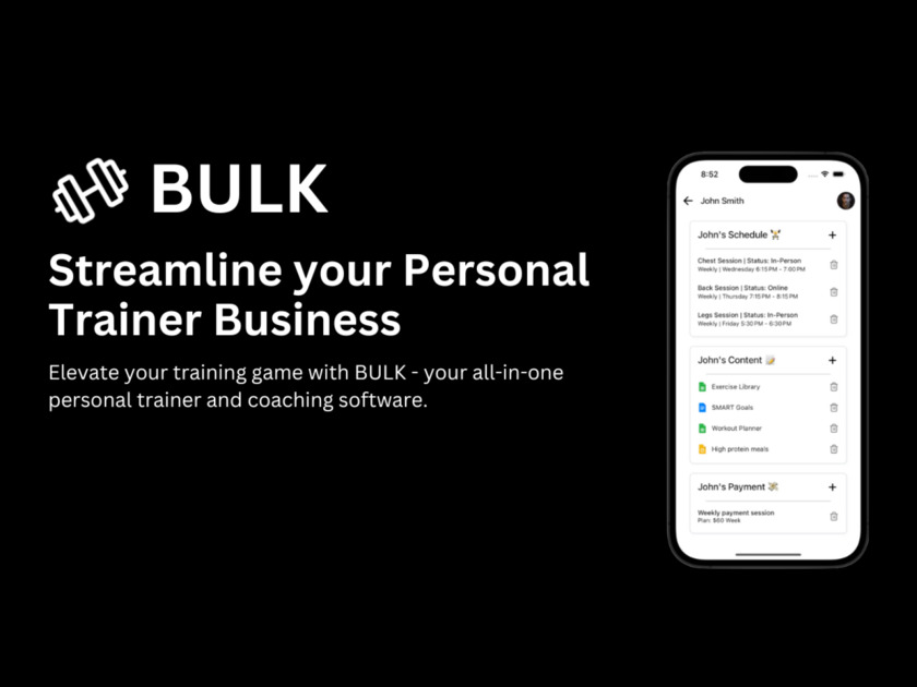 Bulkapp.io Streamline and simplify your coaching business