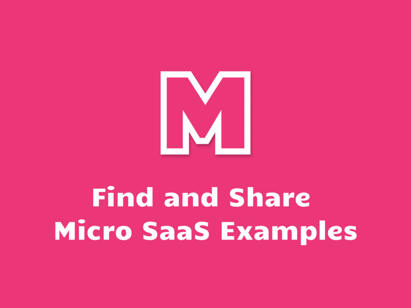 Micro Saas Examples Micro SaaS Examples Thumbnail