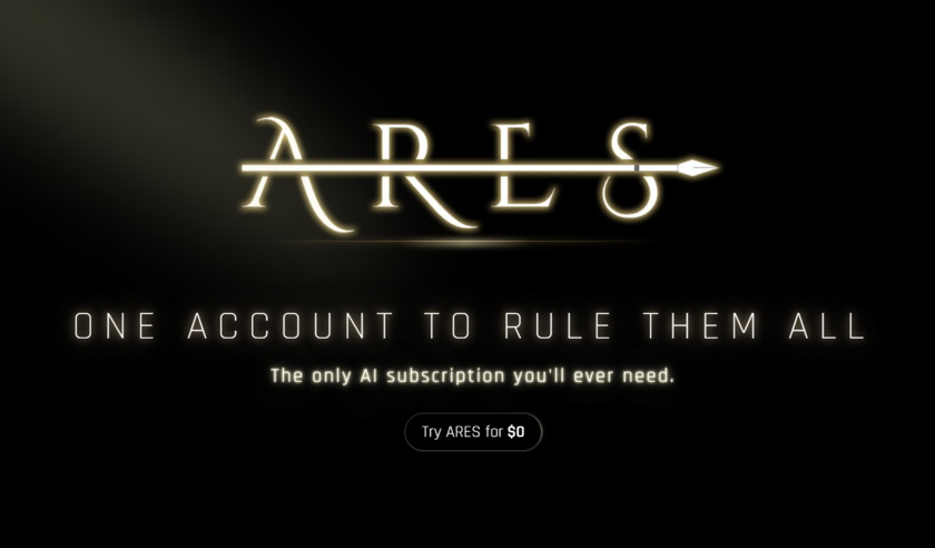 ARES AI Landing Page