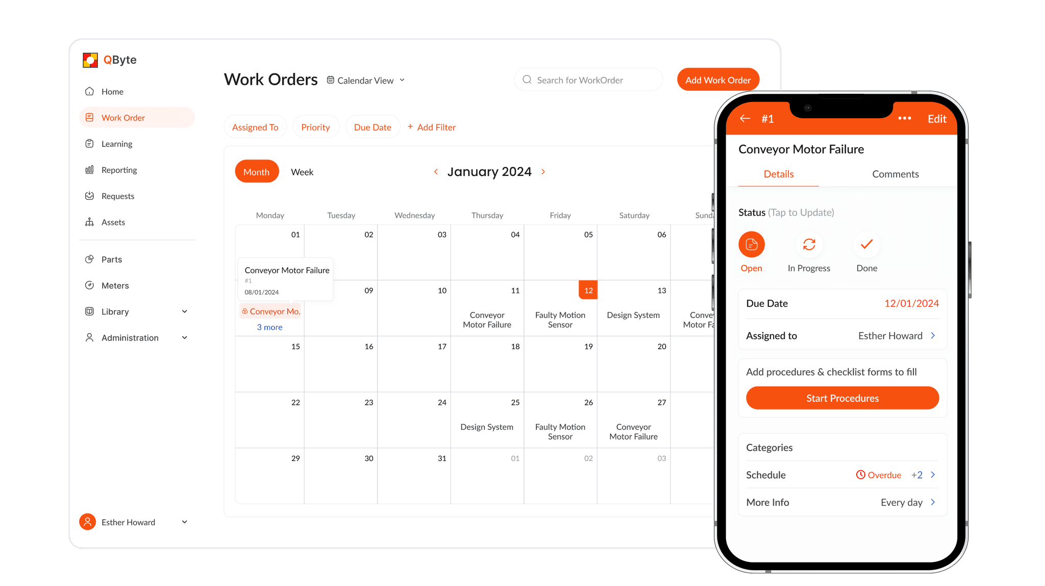 QByte AI Work Order Management