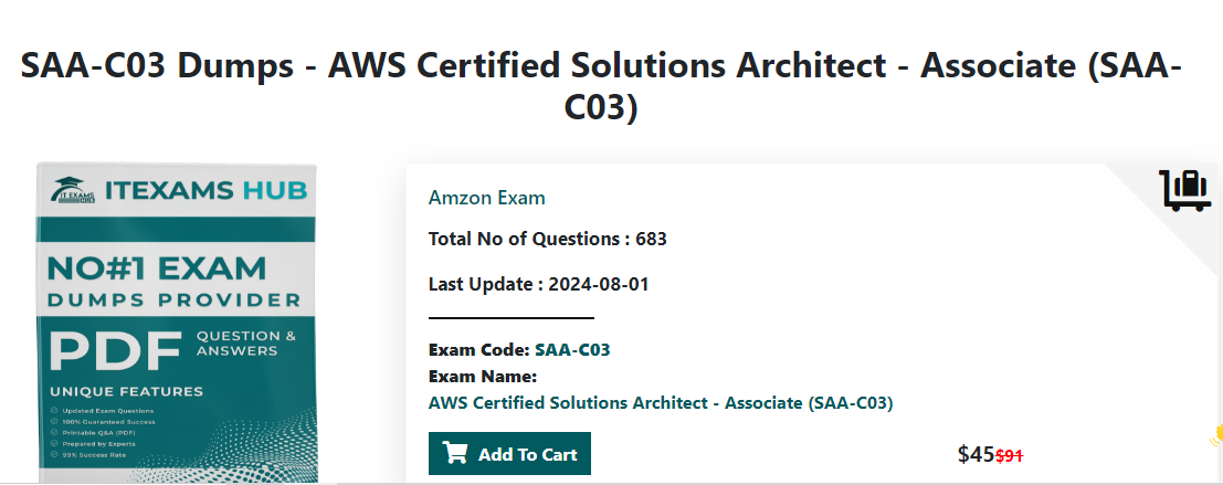 ITExamsHub AWS SAA-C03 Exam PDF