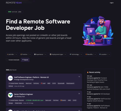 RemoteYeah screenshot