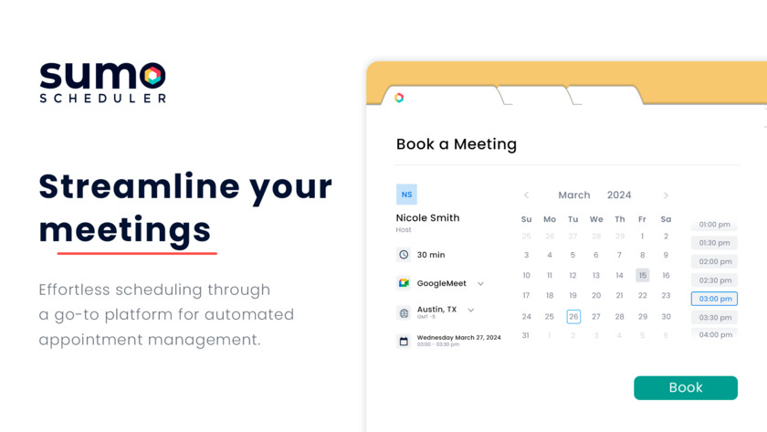 SUMO Scheduler Landing Page