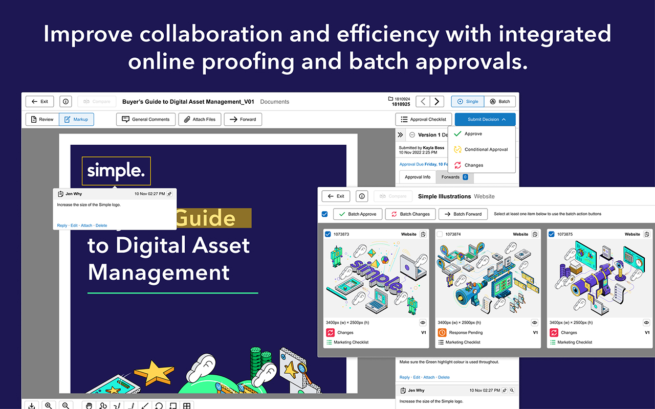 Admation Online Proofing + Markup