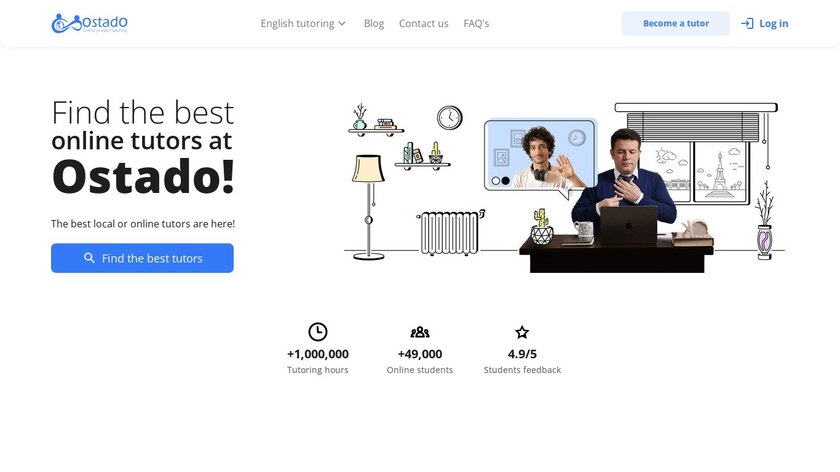 Ostado Landing Page