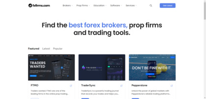 FXFirms.com screenshot