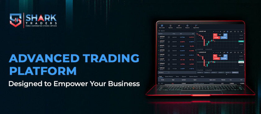 Shark Traders Landing Page
