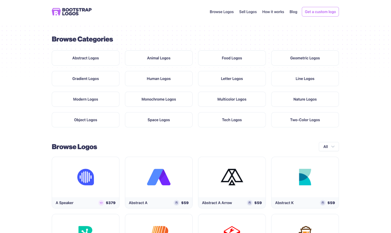 Bootstrap Logos Browse logos
