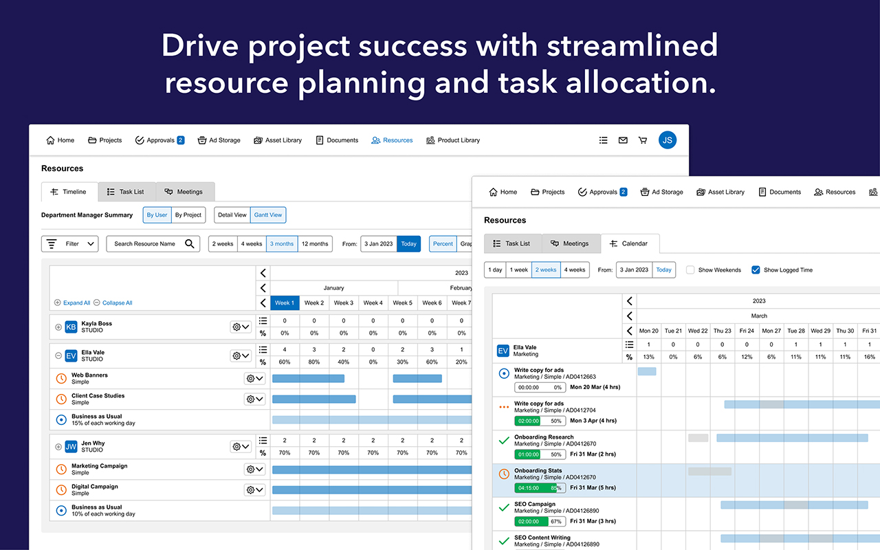 Admation Marketing Resource + Task Management