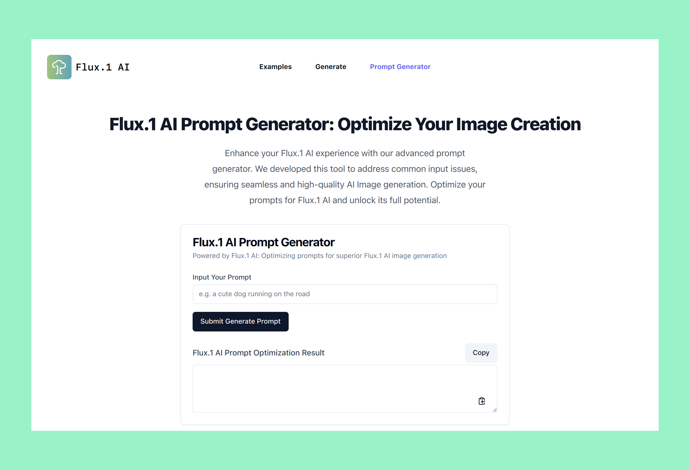 FLUX.1 AI Flux AI