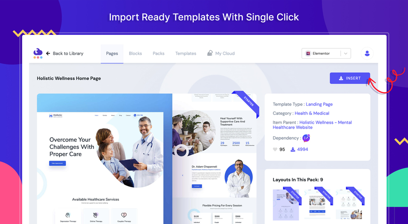 Templately Landing Page