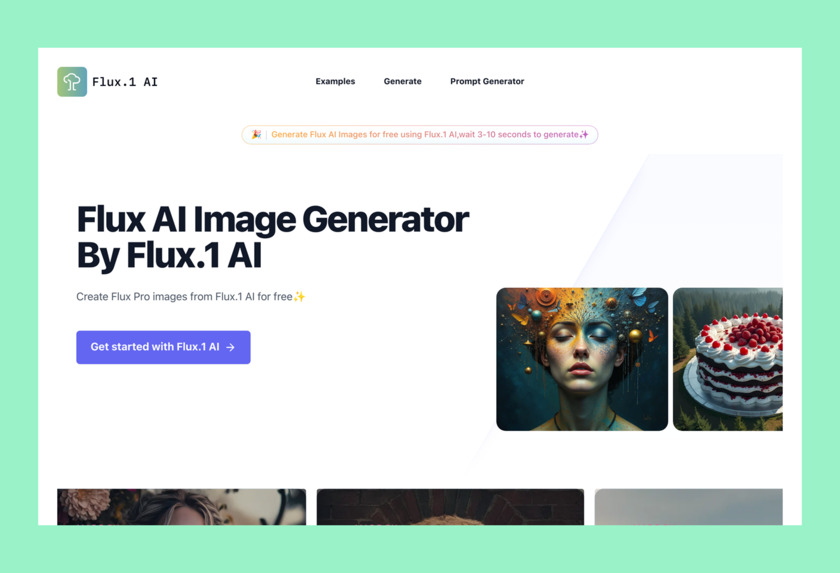 FLUX.1 AI Landing Page