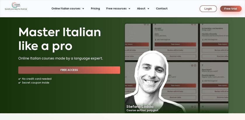Think In Italian Think In Italian