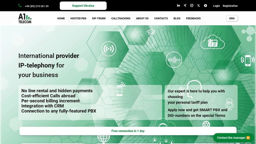 A1Telecom Landing Page