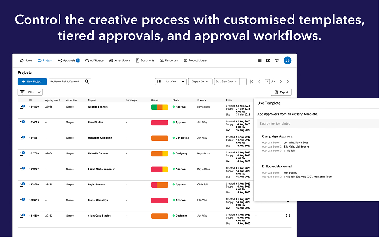 Admation Marketing Approval Workflows
