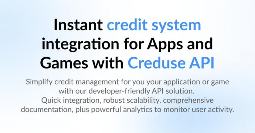 Creduse Landing Page