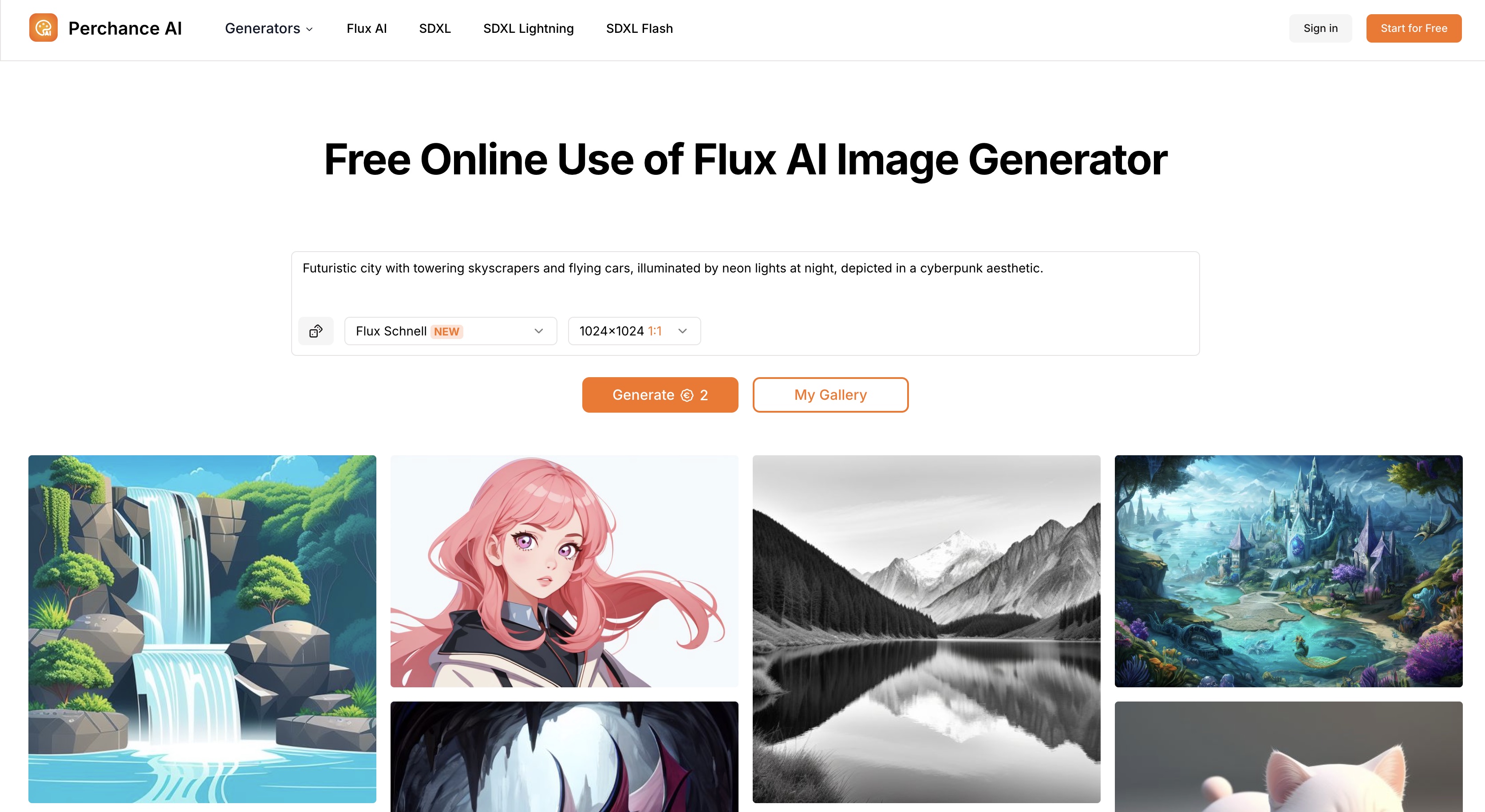 PerchanceAI.cc Perchance AI Flux AI