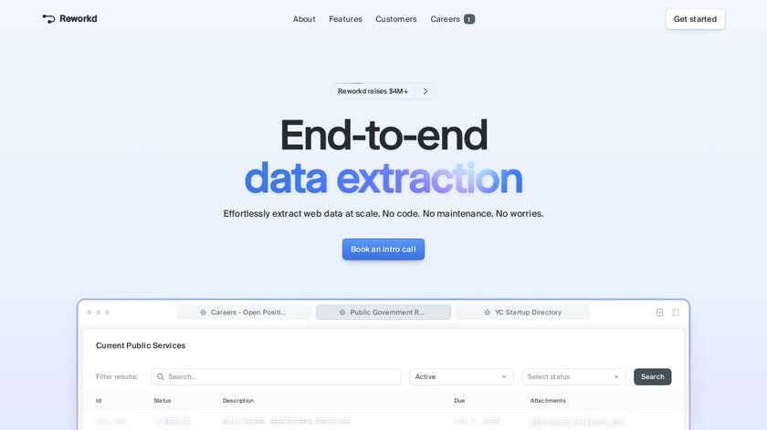 Reworkd Landing Page