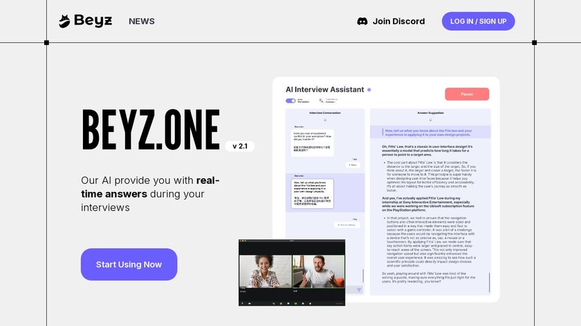 Beyz AI Landing Page