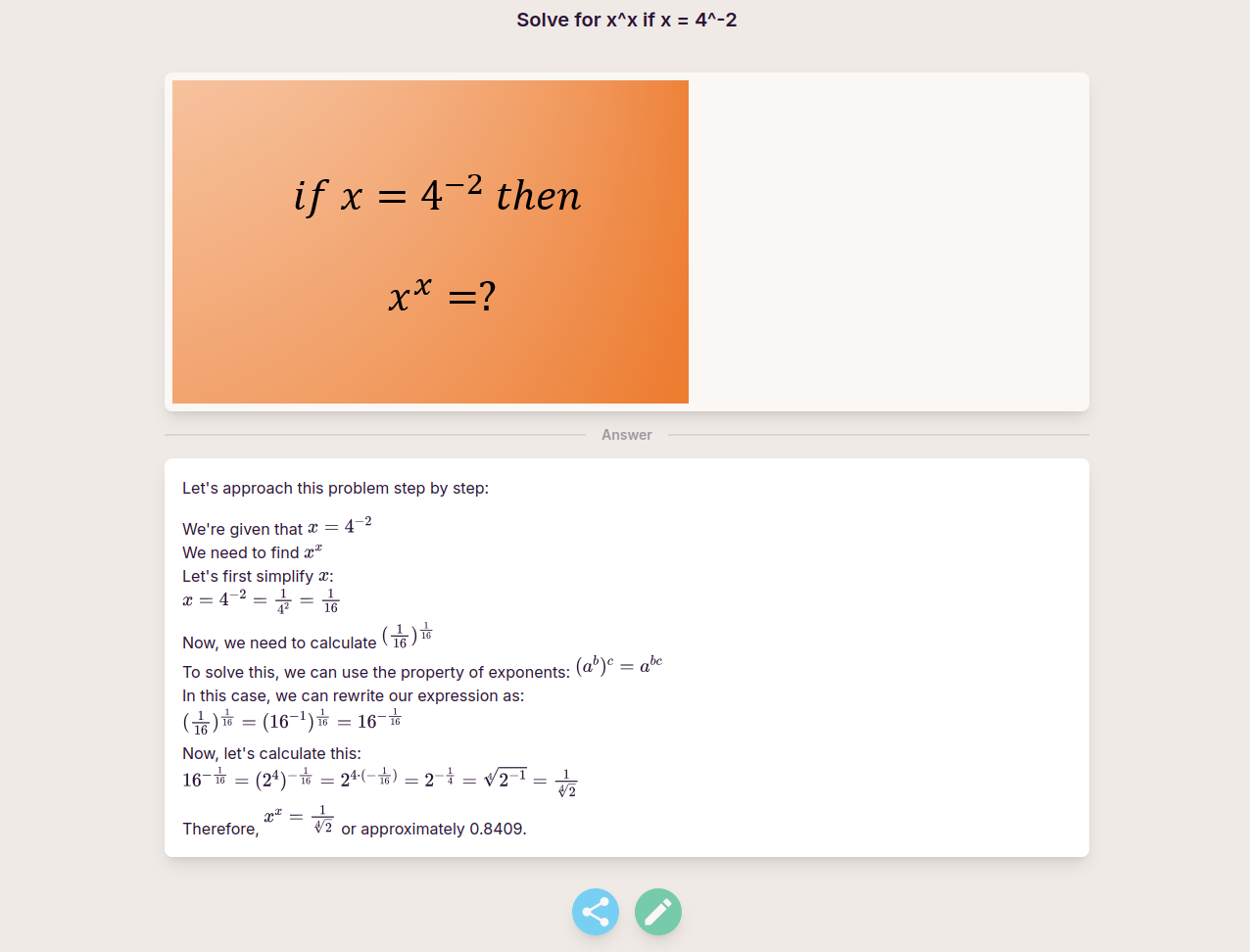 AI Math Solve 