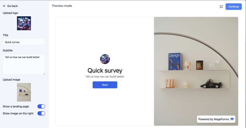 MageForms Landing Page